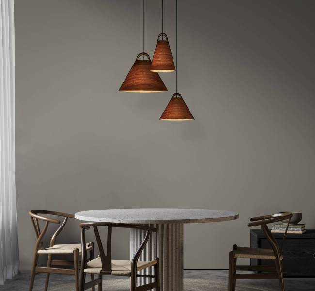 Gray interior with dining table and decor. 3d render illustration mockup.